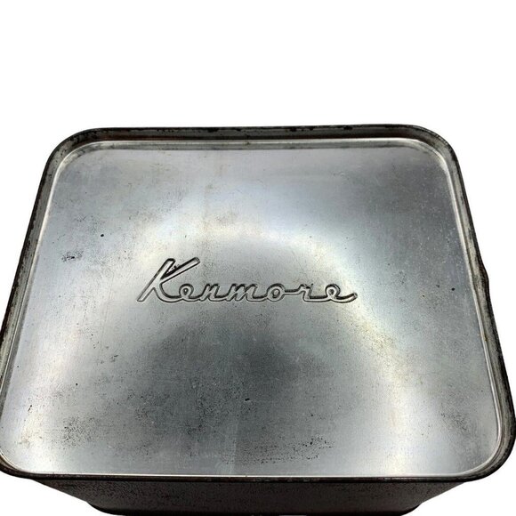 Vintage Kenmore Brown Stacking Kitchen Canister Set Of 2 - Coffee And Tea MCM‌‌‌ - Picture 8 of 15